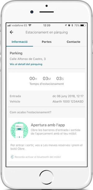 Gestiona el teu estacionament des d'on siguis