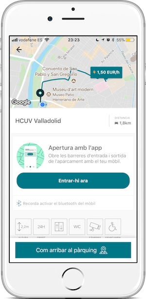 Paga el teu aparcament còmodament